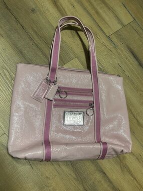 vintage coach poppy tote